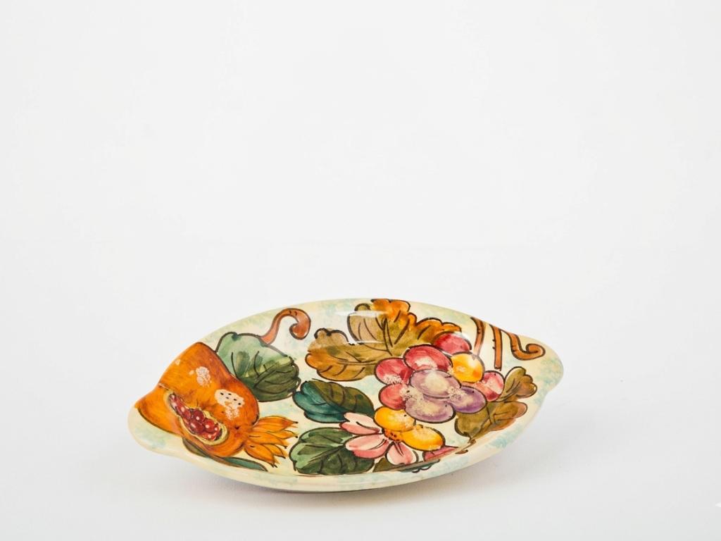 Vassoio ovale con ali frutta base miele